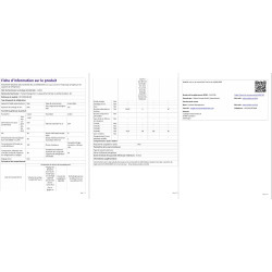 Comfee RCT210DK3EU(E) Réfrigérateur-Congélateur 2 Portes 204 L, Noir | Congélateur supérieur, 137 kWh/an, Inverter, 163L+41L, Te