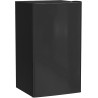HOMCOM Réfrigérateur Congélateur Petit Réfrigérateur à Une Porte 91L Noir | Étagères Modulables, Compartiment Congélateur, Desig