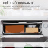 HOMCOM Réfrigérateur Congélateur Petit Réfrigérateur à Une Porte 91L Blanc | Étagères Modulables, Compartiment Congélateur, Desi