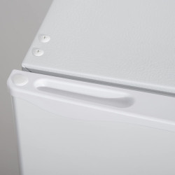 HOMCOM Réfrigérateur Congélateur Petit Réfrigérateur à Une Porte 91L Blanc | Étagères Modulables, Compartiment Congélateur, Desi