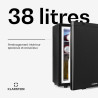 KLARSTEIN Mini Frigo de Chambre de 38L pour Boissons et Bieres, Petit Frigo Silencieux, Mini Bar Intérieur/Ext, Petit Refrigerat