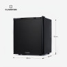 KLARSTEIN Mini Frigo de Chambre de 38L pour Boissons et Bieres, Petit Frigo Silencieux, Mini Bar Intérieur/Ext, Petit Refrigerat