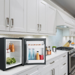 KLARSTEIN Mini Frigo de Chambre de 30L pour Snacks et Boissons, Petit Frigo Top Silencieux, Mini Bar, Petit Réfrigérateur Campin