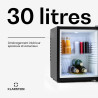 KLARSTEIN Mini Frigo de Chambre de 30L pour Snacks et Boissons, Petit Frigo Top Silencieux, Mini Bar, Petit Réfrigérateur Campin