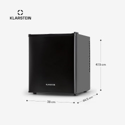 KLARSTEIN Mini Frigo de Chambre de 30L pour Snacks et Boissons, Petit Frigo Top Silencieux, Mini Bar, Petit Réfrigérateur Campin