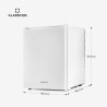 KLARSTEIN Mini Frigo de Chambre de 40L pour Snacks et Boissons, Petit Frigo Top Silencieux, Mini Bar, Petit Réfrigérateur Campin