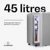KLARSTEIN Mini Frigo de Chambre de 45L pour Boissons et Bieres, Petit Frigo Silencieux, Mini Bar Intérieur/Ext, Petit Refrigerat