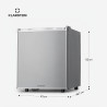 KLARSTEIN Mini Frigo de Chambre de 45L pour Boissons et Bieres, Petit Frigo Silencieux, Mini Bar Intérieur/Ext, Petit Refrigerat