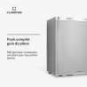 KLARSTEIN Mini Frigo de Chambre de 38L pour Boissons et Bieres, Petit Frigo Silencieux, Mini Bar Intérieur/Ext, Petit Refrigerat
