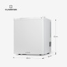 KLARSTEIN Mini Frigo de Chambre de 38L pour Boissons et Bieres, Petit Frigo Silencieux, Mini Bar Intérieur/Ext, Petit Refrigerat