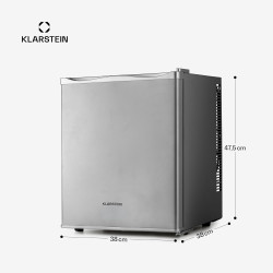 KLARSTEIN Mini Frigo de Chambre de 23L pour Snacks et Boissons, Petit Frigo Top Silencieux, Mini Bar, Petit Réfrigérateur Campin