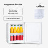 KLARSTEIN Mini Frigo de Chambre de 23L pour Snacks et Boissons, Petit Frigo Top Silencieux, Mini Bar, Petit Réfrigérateur Campin