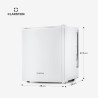 KLARSTEIN Mini Frigo de Chambre de 23L pour Snacks et Boissons, Petit Frigo Top Silencieux, Mini Bar, Petit Réfrigérateur Campin