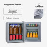 KLARSTEIN Mini Frigo de Chambre de 30L pour Snacks et Boissons, Petit Frigo Top Silencieux, Mini Bar, Petit Réfrigérateur Campin