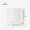 KLARSTEIN Mini Frigo de Chambre de 30L pour Snacks et Boissons, Petit Frigo Top Silencieux, Mini Bar, Petit Réfrigérateur Campin