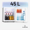 KLARSTEIN Mini Frigo de Chambre de 45L pour Boissons et Bieres, Petit Frigo Silencieux, Mini Bar Intérieur/Ext, Petit Refrigerat