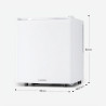KLARSTEIN Mini Frigo de Chambre de 45L pour Boissons et Bieres, Petit Frigo Silencieux, Mini Bar Intérieur/Ext, Petit Refrigerat