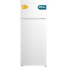 Cecotec réfrigérateur combiné bolero coolmarket 2d 204 blanc e, 204l, 143 cm de hauteur, 55 cm de largeur, classe e, silencieux,