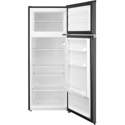 Cecotec réfrigérateur combiné bolero coolmarket 2d 204 noir e, 204l, 143 cm de hauteur, 55 cm de largeur, classe e, silencieux, 