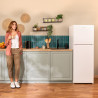 Cecotec réfrigérateur de deux portes bolero coolmarket 2d 211 blanc e. réfrigérateur blanc, 143 cm de haut, 211 l, dégivrage, cl