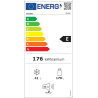 Cecotec réfrigérateur de deux portes bolero coolmarket 2d 211 blanc e. réfrigérateur blanc, 143 cm de haut, 211 l, dégivrage, cl