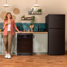 Cecotec réfrigérateur combiné 2 portes bolero coolmarket 211 noir e. capacité 211l, dégivrage automatique, classe e, congélation