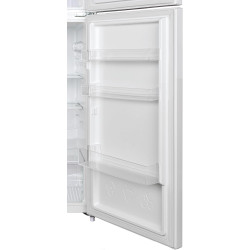 Candy - Réfrigérateur double-portes CDG1S514EW - Réfrigérateur Combi, 211L, technologie statique, éclairage LED, porte réversibl
