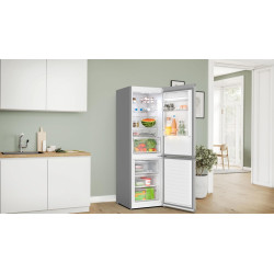 Bosch KGN367LDF Série 4 - Réfrigérateur combiné, pose-libre, Perfect Fit