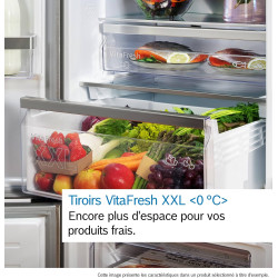 Bosch KGN367LDF Série 4 - Réfrigérateur combiné, pose-libre, Perfect Fit