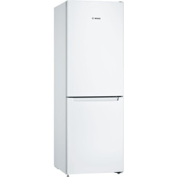 Bosch KGN33NWEB Série 2 - Réfrigérateur combiné, pose-libre, éclairage LED | Total NoFrost contre la formation de glace, MultiBo