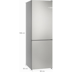 Bosch KGN362I1F Série 4 - Réfrigérateur combiné, pose-libre, Perfect Fit