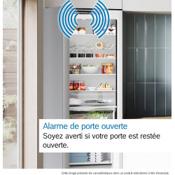 Bosch KGN362I1F Série 4 - Réfrigérateur combiné, pose-libre, Perfect Fit