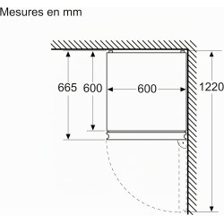 Bosch KGN362I1F Série 4 - Réfrigérateur combiné, pose-libre, Perfect Fit