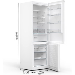 Bosch KGN49XWEA Série 4 - Réfrigérateur combiné, pose-libre, éclairage LED