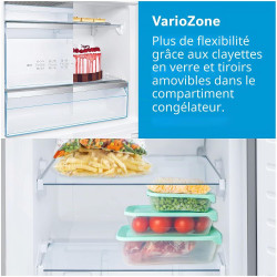 Bosch KGN49XWEA Série 4 - Réfrigérateur combiné, pose-libre, éclairage LED