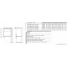 Bosch KGN49XWEA Série 4 - Réfrigérateur combiné, pose-libre, éclairage LED