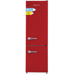 magictec Frigo vintage,Retro réfrigérateur congelateur | 179 cm | 236 L (168 L/68 L) | Total No Frost | Combinaison refrigerateu