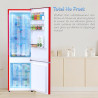 magictec Frigo vintage,Retro réfrigérateur congelateur | 179 cm | 236 L (168 L/68 L) | Total No Frost | Combinaison refrigerateu
