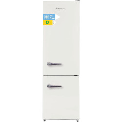 magictec Frigo vintage,Retro réfrigérateur congelateur | 179 cm | 236 L (168 L/68 L) | Total No Frost | Combinaison refrigerateu