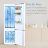 magictec Frigo vintage,Retro réfrigérateur congelateur | 179 cm | 236 L (168 L/68 L) | Total No Frost | Combinaison refrigerateu