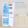 magictec Frigo vintage,Retro réfrigérateur congelateur | 179 cm | 236 L (168 L/68 L) | Total No Frost | Combinaison refrigerateu