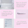 magictec Frigo vintage,Retro réfrigérateur congelateur | 179 cm | 236 L (168 L/68 L) | Total No Frost | Combinaison refrigerateu
