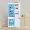 magictec Frigo vintage,Retro réfrigérateur congelateur | H. 179cm | 236L (168L/68L) | Total No Frost | Combiné refrigerateur con