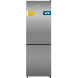 Cecotec Réfrigérateur Combi 2 Portes Bolero CoolMarket Combi 322 Inox E. 322 L, Hauteur 185 et 60 cm de Largeur, Basse Consommat