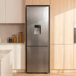 Cecotec Réfrigérateur Combiné Total No Frost de 322L Bolero CoolMarket Combi 322i WD Inox E. 185,5 cm de Hauteur, 59,5 cm de Lar