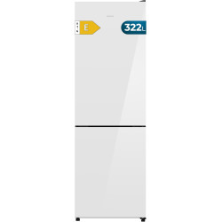 Cecotec réfrigérateur combiné total no frost 322l bolero coolmarket combi 322i blanc glass e. 185,5cm de hauteur, 59,5cm de larg