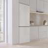 Cecotec réfrigérateur combiné total no frost 322l bolero coolmarket combi 322i blanc glass e. 185,5cm de hauteur, 59,5cm de larg