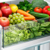 Cecotec réfrigérateur combiné total no frost 322l bolero coolmarket combi 322i blanc glass e. 185,5cm de hauteur, 59,5cm de larg