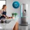 Cecotec réfrigérateur combiné total no frost 322l bolero coolmarket combi 322i blanc glass e. 185,5cm de hauteur, 59,5cm de larg