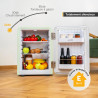 TZS First Austria - Mini Réfrigérateur Rétro 40L silencieux - Petit Minifrigo design vintage avec lumière intérieure et 2 compar